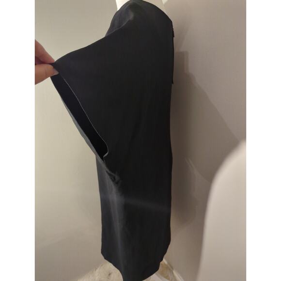 Piazza Sempione plain black minimalist classic dress - Picture 9 of 10